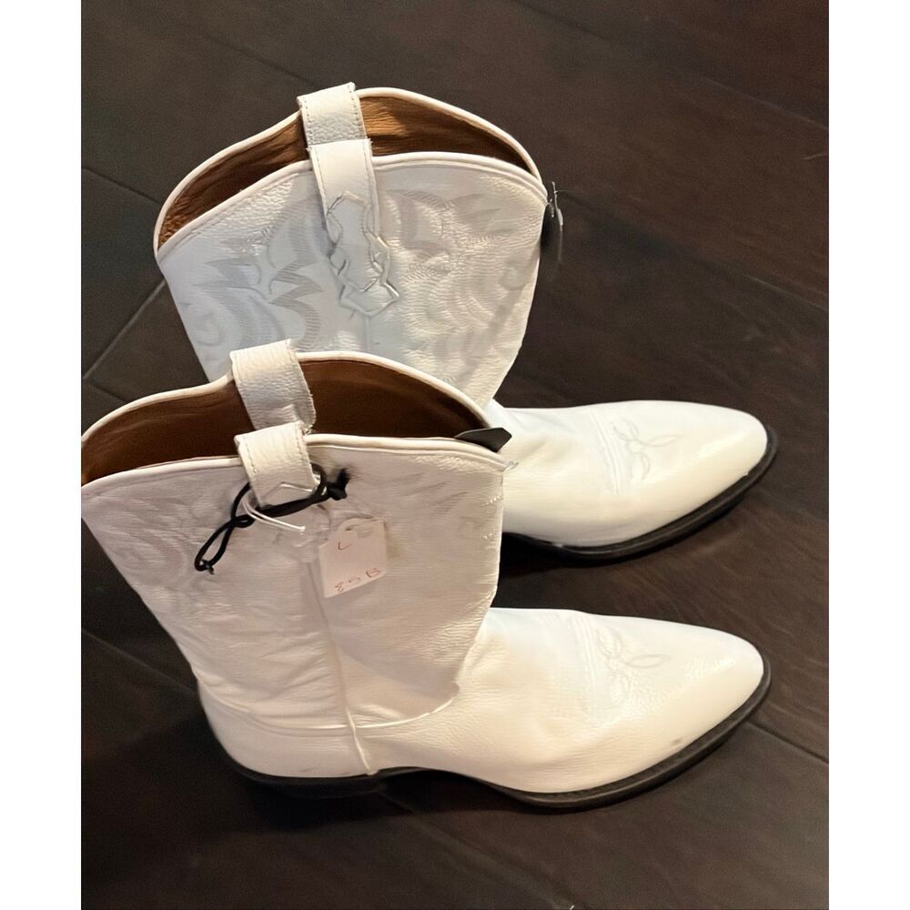 SHYANNE WOMEN'S BLANCA WESTERN BOOTS - ROUND TOE WHITE SIZE 8.5 NEW $199 MSRP - Picture 5 of 12